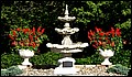 Fountain and Urns